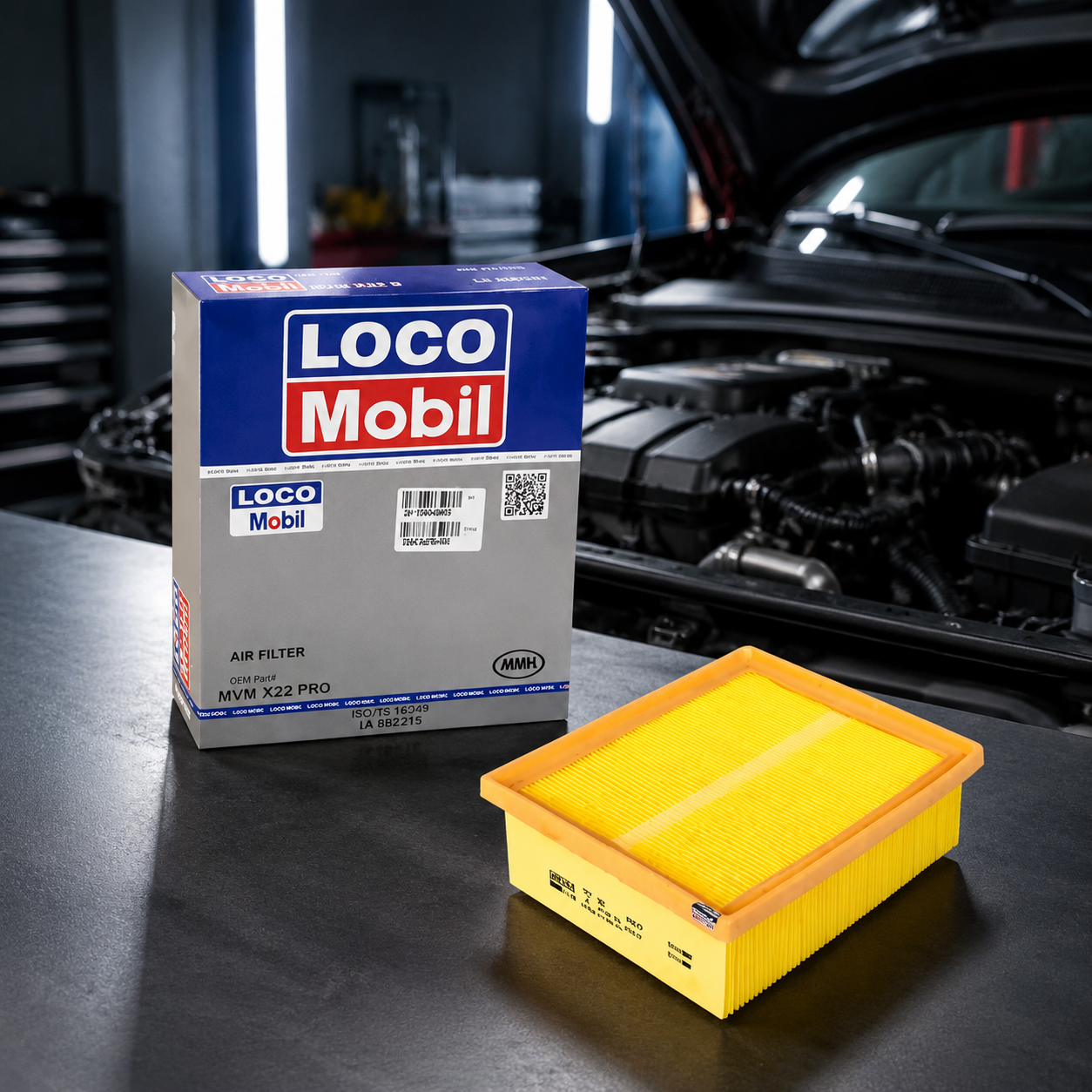 فیلتر هوای MVM 110 برند loco mobil